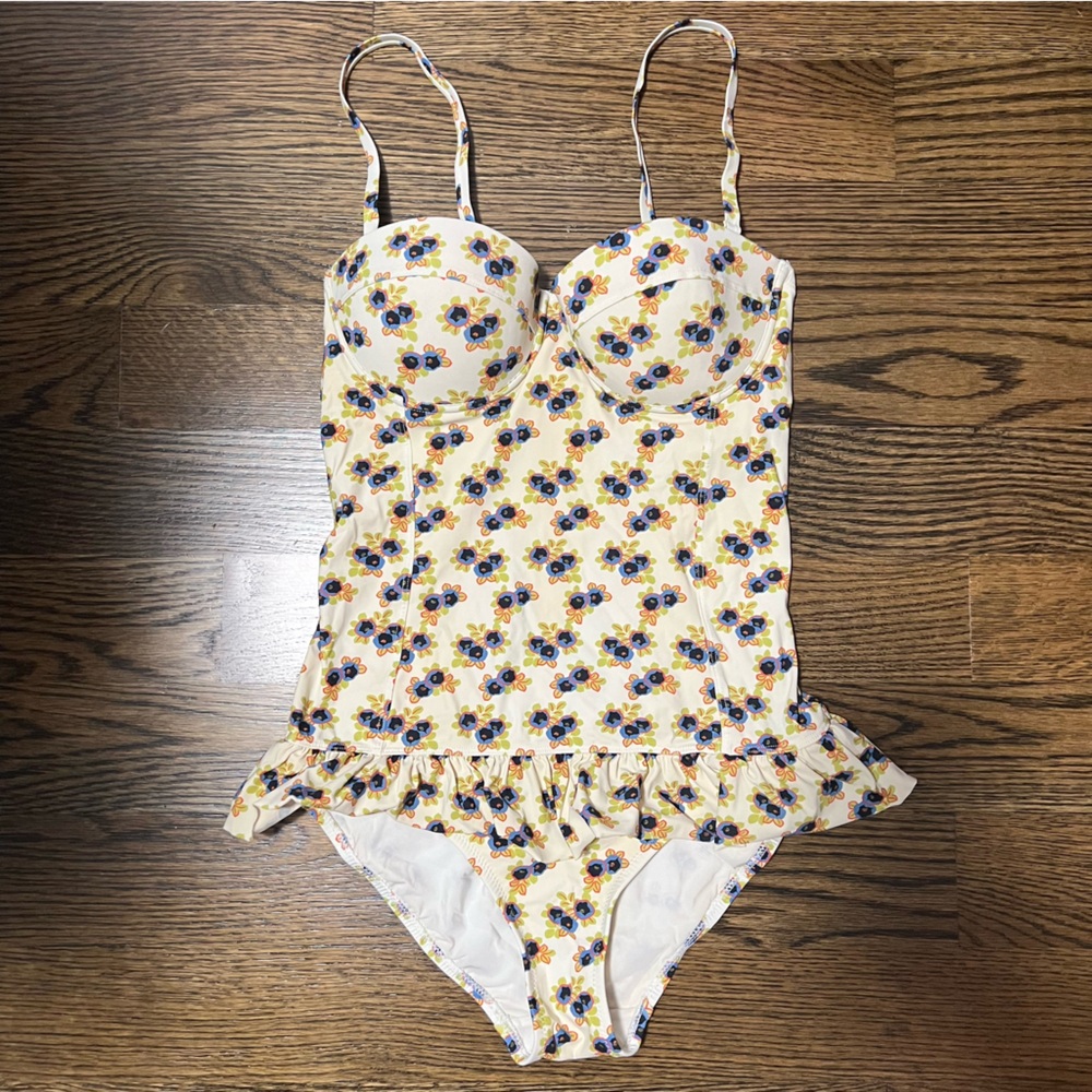 Tory Burch Floral One Piece Swimsuit